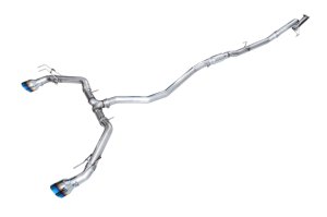 Honda Civic Si Performance Exhaust - AWE Tuning - Cat Back, Track Edition, Dual Vapor - Blue - `22-`26